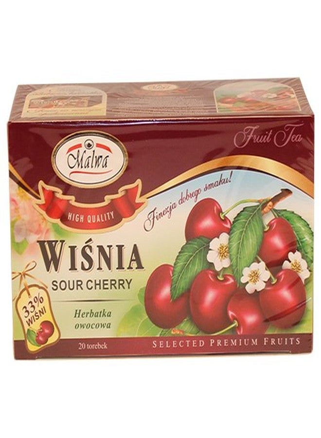 Cherry Fruit Tea Bags by Malwa