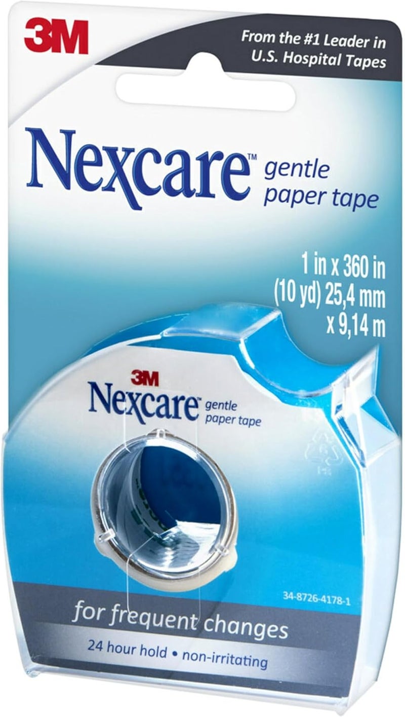 Nexcare Gentle Paper Tape Dispenser Medical Tape 1 in x 10 Yds  1 Dispenser  2 Rolls Nexcare Gentle Paper Tape Medical Tape 1 in x 10 Yds - Image 4