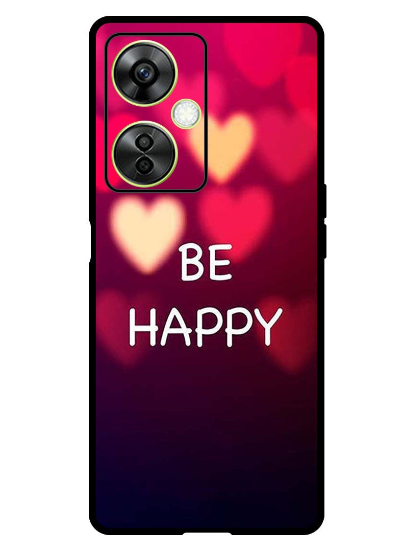 Theodor Protective Case Anti Scratch Shock Proof Bumper Cover For OnePlus Nord CE 3 Lite Be Happy - Image 1