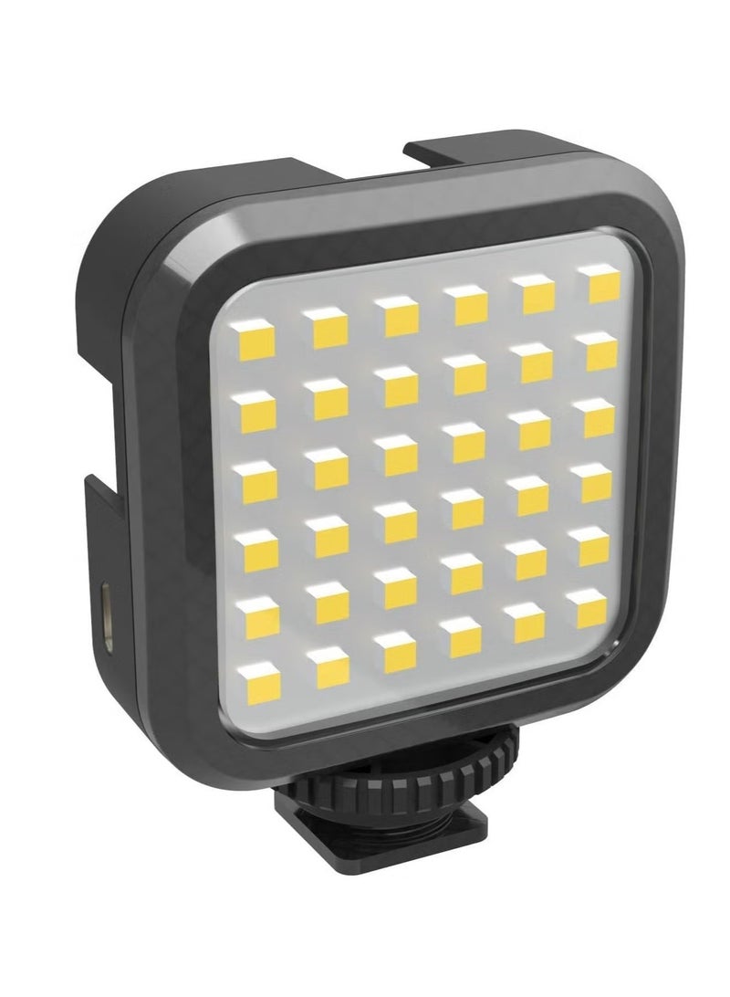 LED Video Light + Microphone + Mobile Phone Holder + Hand Grip/Mini Tripod Compatible with Smartphones for TikTok, Youtube, Live Streaming and Meetings - Image 4