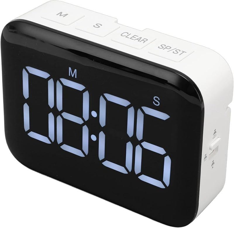 Focket Magnetic Countdown Timer with LED Display Memory Function Adjustable Volume for Studio Classroom Gym - Image 5