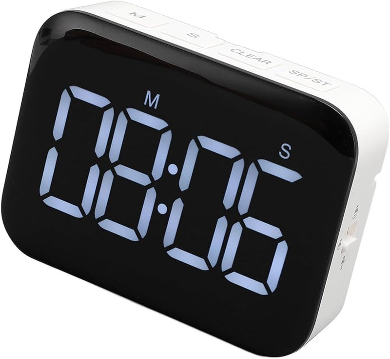 Focket Magnetic Countdown Timer with LED Display Memory Function Adjustable Volume for Studio Classroom Gym - Image 4