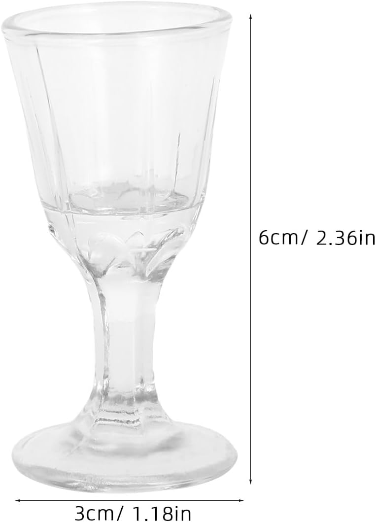 10ml Glass Liquor Goblets 10pcs Small White Wine Shot Glasses Smooth Pub Whiskey Mugs for Tasting Party Home Bar Use - Image 2