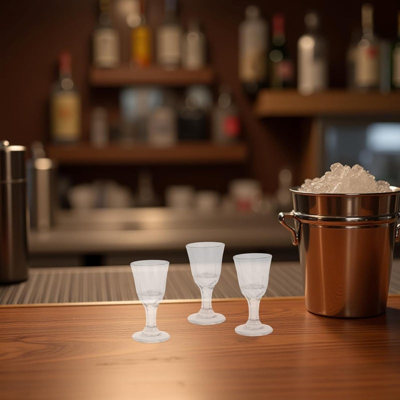 10ml Glass Liquor Goblets 10pcs Small White Wine Shot Glasses Smooth Pub Whiskey Mugs for Tasting Party Home Bar Use - Image 5