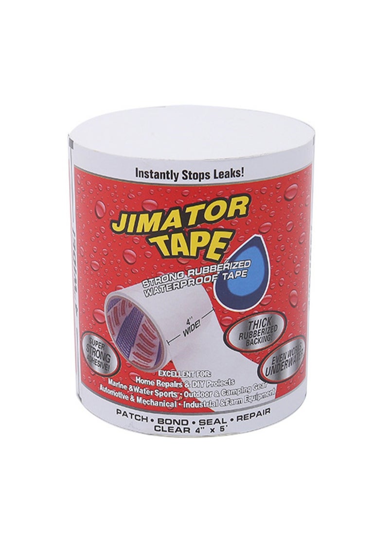 Generic - Strong Waterproof Repair Sealing Tape, Leak Repair Tape, Heavy-Duty Sealing Tape, Suitable For Home Rv Roof Pipes And Boat Pool Repairs, Underwater, Indoor And Outdoor, 5 Cm Wide * 1.5 Meters Long (White) - Image 1