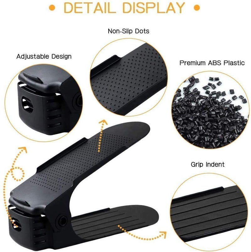 CELLEBII Shoes Organizer Shoes Stand for Perfect Shoes Organizing in Office Home 6 Pcs Set - Image 3