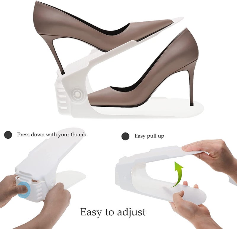 CELLEBII Shoes Organizer Shoes Stand for Perfect Shoes Organizing in Office Home 6 Pcs Set - Image 2
