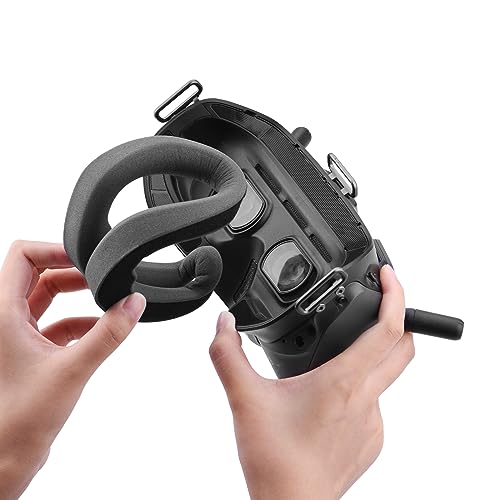 HeiyRC وسادة فوم HeiyRC لنظارات DJI V2، وسادة وجه بديلة متوافقة مع ملحقات DJI FPV Combo/Avata - نسخة مطورة، بدون تسرب للضوء - Image 1