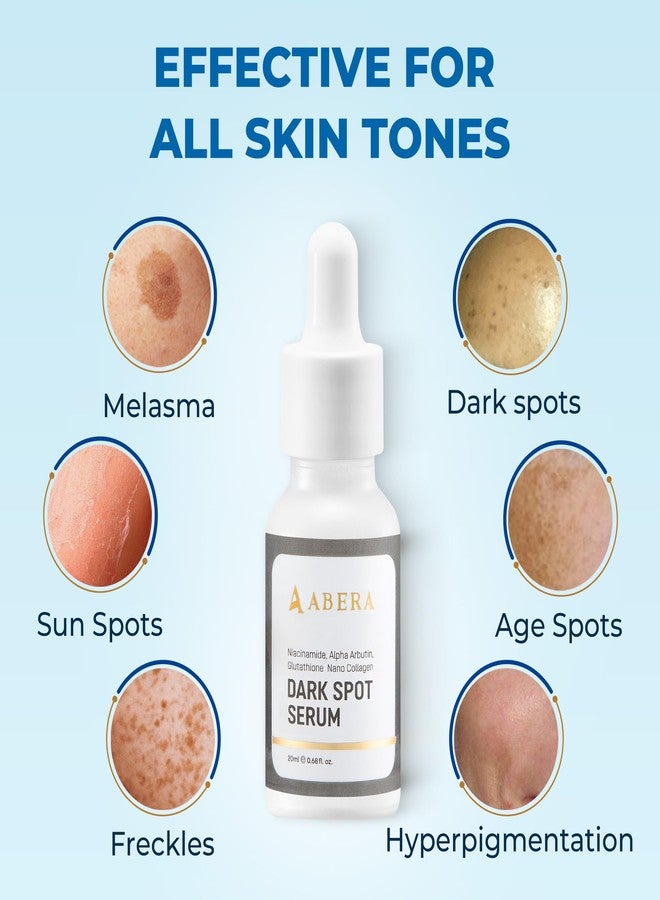 Abera Dark Spot Serum for Face, Dark Spot Corrector, Melasma & Age Spot Treatment, Boost Moisturization & Pore Minimize, All Skin Types, 0.68 fl Oz, Set of 2 - Image 4