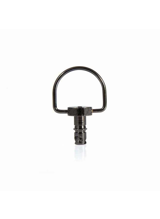 MOTO4U Motorcycle Race Fasteners Quick Release D-Ring 1/4 Turn Race Fairing Fasteners Rivet Type B 14mm (10 Pack) Chrome Black - Image 4