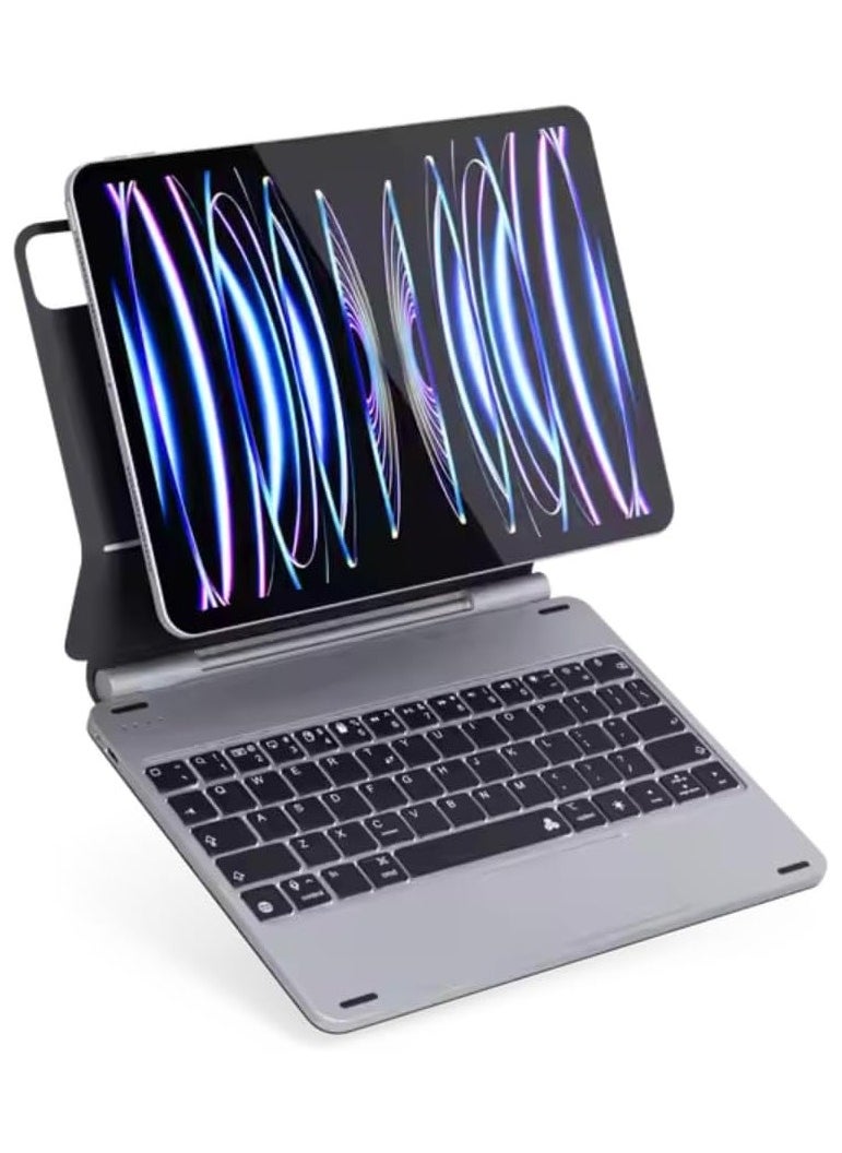 V-Walk 13 Inch Magnetic Keyboard Case for iPad Pro 13 Inch (Gen 1 & 2) - Sleek Aluminum Design with Durable Protection