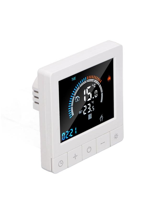 Thoraya Programmable Smart Thermostat Electric Heating Smart Thermostat Digital LCD Display Temperature Controller for Home Hotels AC 90V‑240V 16A Regular Style  - Image 3