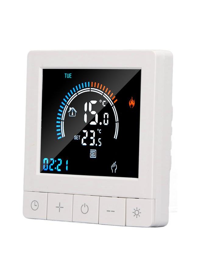 Thoraya Programmable Smart Thermostat Electric Heating Smart Thermostat Digital LCD Display Temperature Controller for Home Hotels AC 90V‑240V 16A Regular Style  - Image 4