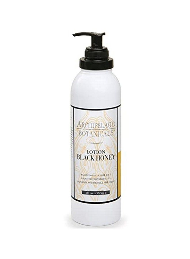 Archipelago Botanicals لوسيون العسل الأسود المرطب والمغذي للجسم يوميًا مع استرات الجوجوبا خالي من البارابين والفثالات والمواد المعدلة وراثيًا (18 أونصة) - Image 2