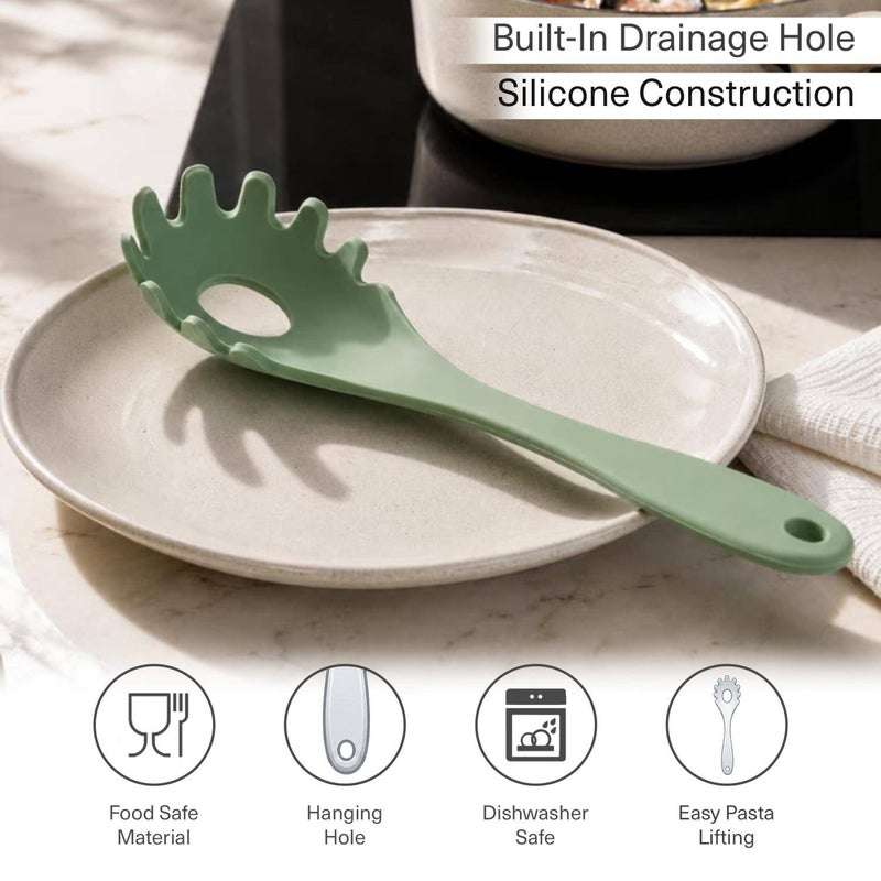 بان هوم  Marth Silicone Spaghetti Server 29.5cm - أخضر - Image 5