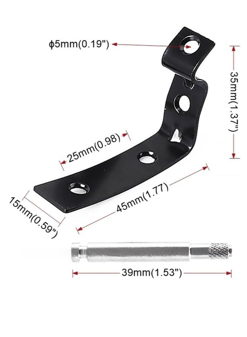 Daytoyz For Audi A4 S4 RS4 B6 B7 8E 2001-2008 Glove Box Lid Hinge Snap Repair Modification Kit Hinge Bracket with Screws - Image 4