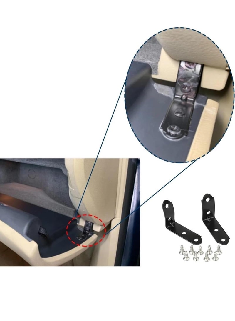 Daytoyz For Audi A4 S4 RS4 B6 B7 8E 2001-2008 Glove Box Lid Hinge Snap Repair Modification Kit Hinge Bracket with Screws - Image 3