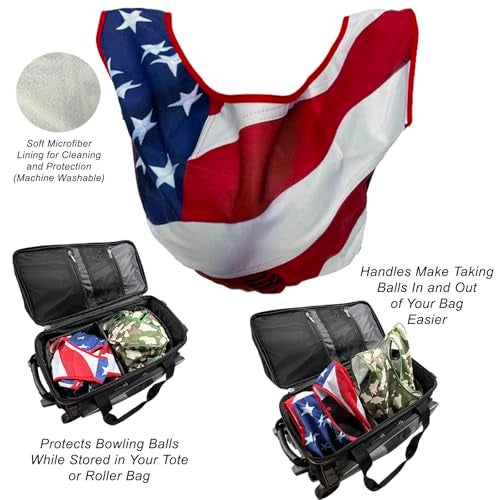 bowlingball.com Giant Bowling Ball Polisher Cleaner See Saw (American Flag) - Image 2