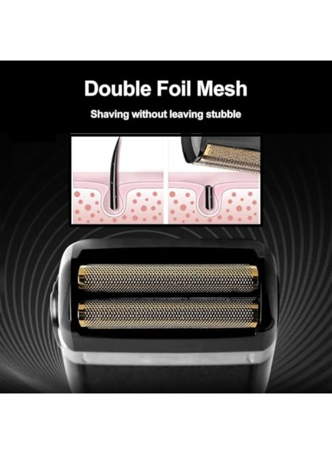 كيم Men's Electric Razor Waterproof Reciprocating Razor Cordless Precision Beard Trimmer Twin Blade USB Rechargeable Grooming Razors, Shaving & Hair Removal Products (2024 Shaver) - Image 2