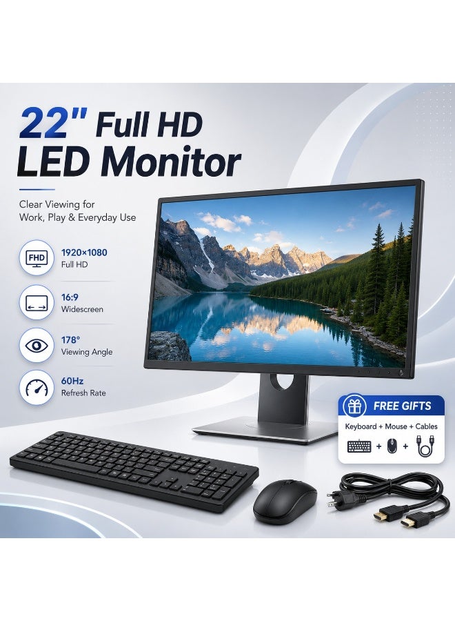 dell Dell Full Hd Led Monitor 22 inch Z56A0D57442C70B1D3C7CZ