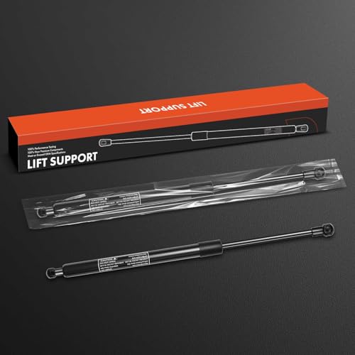 A-Premium Tailgate Rear Trunk Lift Supports Shock Struts Compatible with BMW Models - 323Ci 2000, 325Ci 2001-2006, 330Ci/M3 2001-2006, Convertible, With Spoiler - Replace# 51248227895 (2-PC Set) - Image 2
