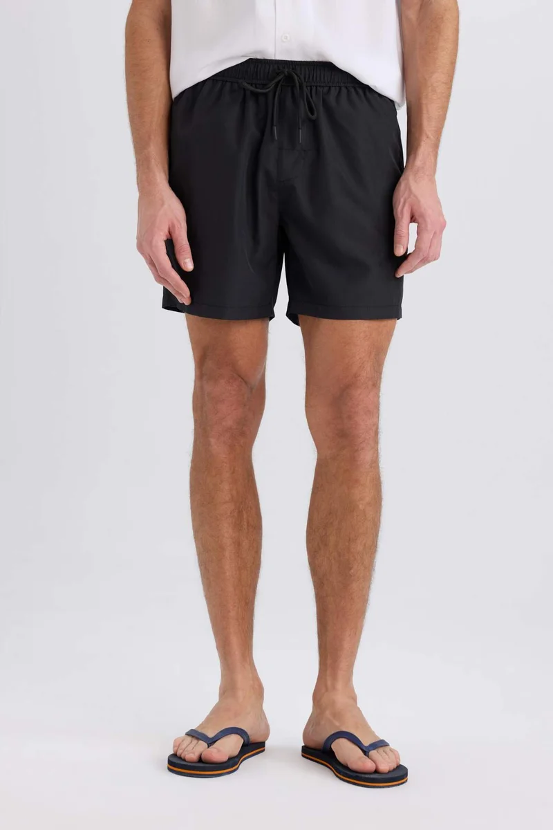 Defacto  Mesh Lined Short Length Swim Shorts for Men | Best Price UAE