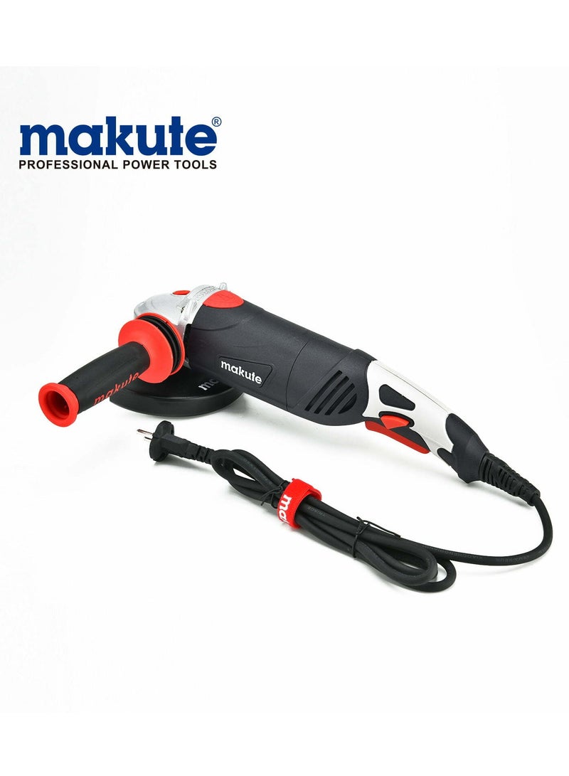 makute Angle Grinder industrial Rubber hand 5Inch 1400 watts - Image 2