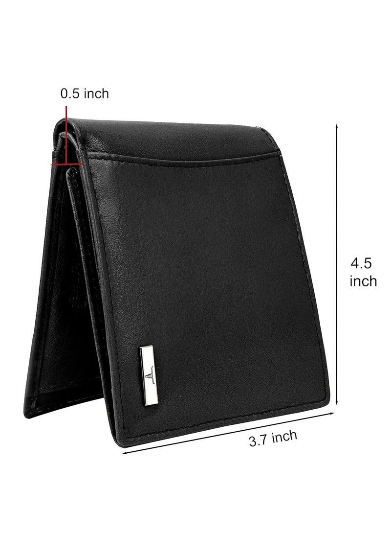 URBANFOREST URBAN FOREST Oliver Aniline Black Leather Wallet for Men - Image 2