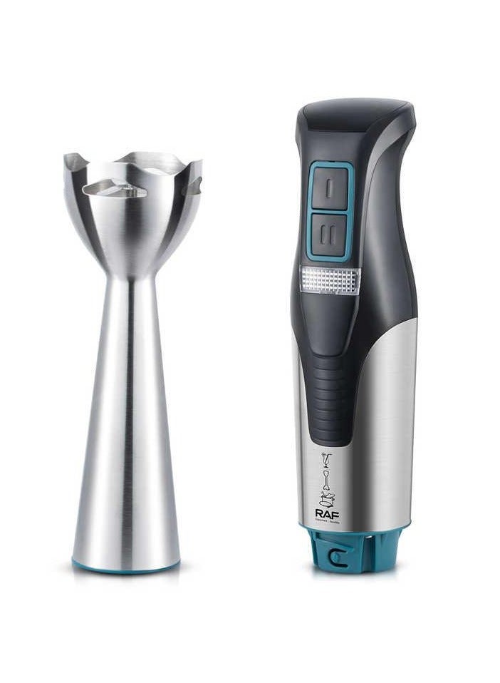 آر إيه أف خلاط يدوي-هاند بلندر من الاستانلس ستيل/4 شفرات/اضائة تشغيل /منخفض الضوضاء/ 1600  وات - Image 2