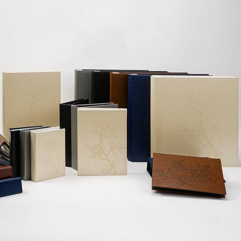 Vienrose Photo Album 200 4?6 Photos Vegan Leather Cover Photo Book Horizontal Pockets for 4?6 Large Capacity Picture Album for Family Wedding Baby Anniversary(200 Pockets Beige) - Image 4