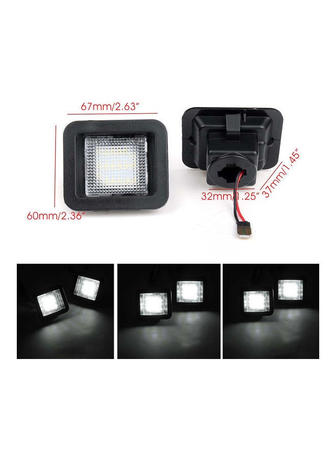 نيبمينينت قطعتان من مصباح LED لإضاءة لوحة ترخيص السيارة  - Image 4