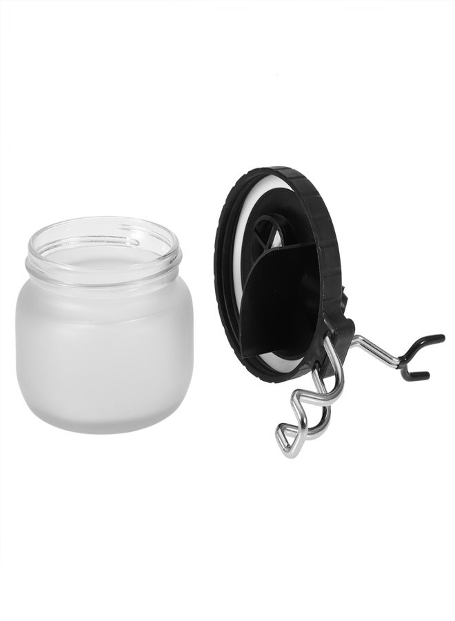 Airbrush Cleaning Pot Holder Paint Jar Bottle Clean Needle Nozzle Brush Set - Image 5