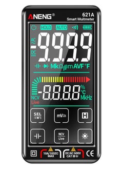 ANENG 621A Touch Screen Intelligent Digital Multimeter 9999 Counts Auto Range Rechargeable Portable NCV Universal Meter Voltmeter Ammeter Black  - Image 1