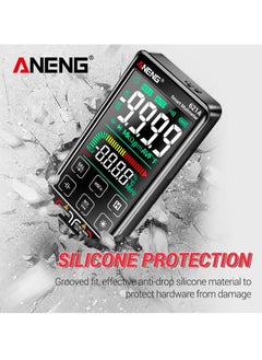 ANENG 621A Touch Screen Intelligent Digital Multimeter 9999 Counts Auto Range Rechargeable Portable NCV Universal Meter Voltmeter Ammeter Black  - Image 3