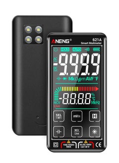 ANENG 621A Touch Screen Intelligent Digital Multimeter 9999 Counts Auto Range Rechargeable Portable NCV Universal Meter Voltmeter Ammeter Black  - Image 2