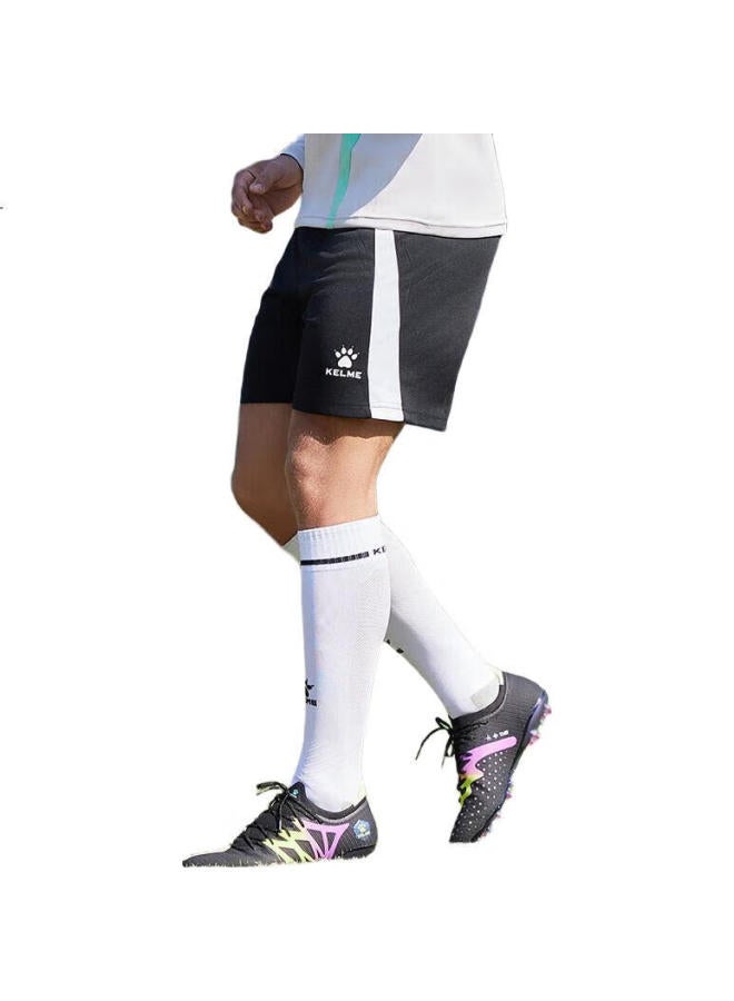 KELME شورتات رياضية صيفية للرجال لمباريات كرة القدم الاحترافية شورتات تدريبية سوداء XL - Image 3