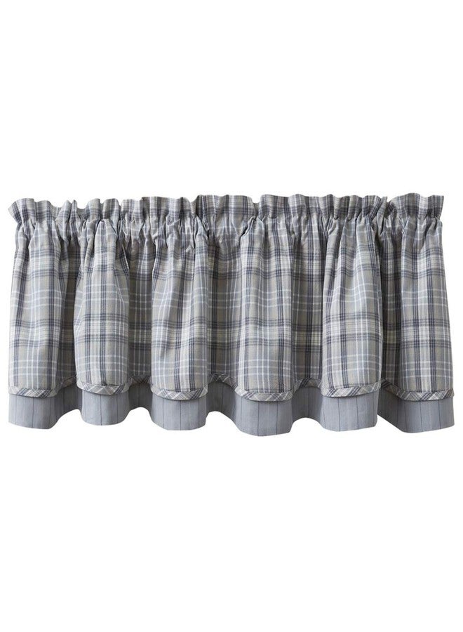 Park Designs Hartwick Lined Layered Valance 72'' x 16'' - Image 1