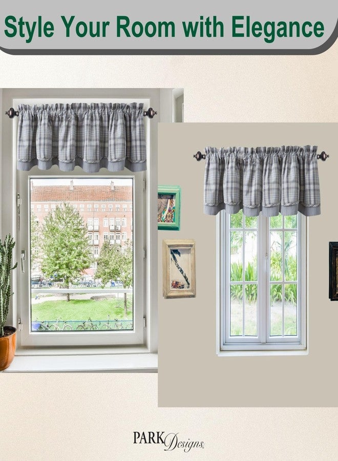 Park Designs Hartwick Lined Layered Valance 72'' x 16'' - Image 5