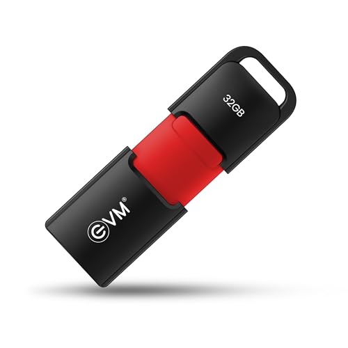 EVM EnX 32GB USB 3.2 Gen 1 Flash Drive | Exceptional 120MB/s | Sturdy Premium Metal Body | Convenient Integrated Key Loop | Laptop Desktop Smart TV Car Stereo | 10 Years Warranty (ENX/32GB) - Image 1