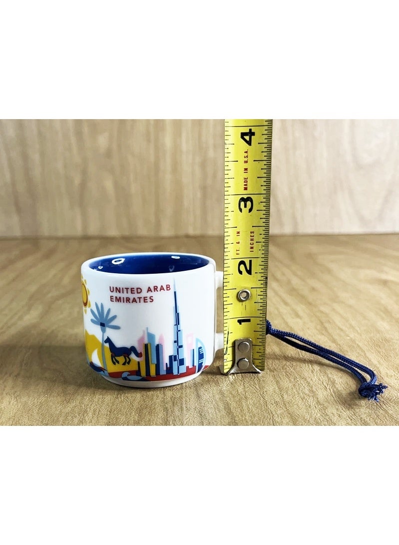 Starbucks فنجان ديميتاس الصغير القابل للجمع من ستاربكس YAH الإمارات العربية المتحدة - 2 أونصة (59 مل) - Image 3