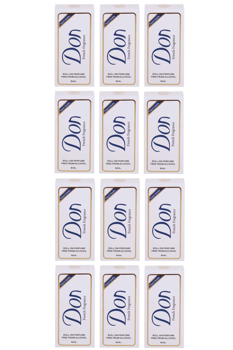 don French Fragrance Roll On Perfume 6ml (12Pcs) - Image 1