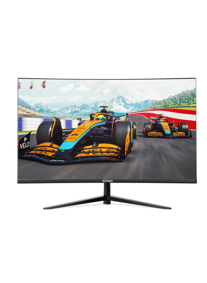 كونكا 27-بوصة 2k نيتيف 165hz منخفض الضوء الأزرق خالي من الوميض بحافة ميكرو-إيدج فريسينك 1800r منحنٍ شاشة ألعاب Km2719cqgb