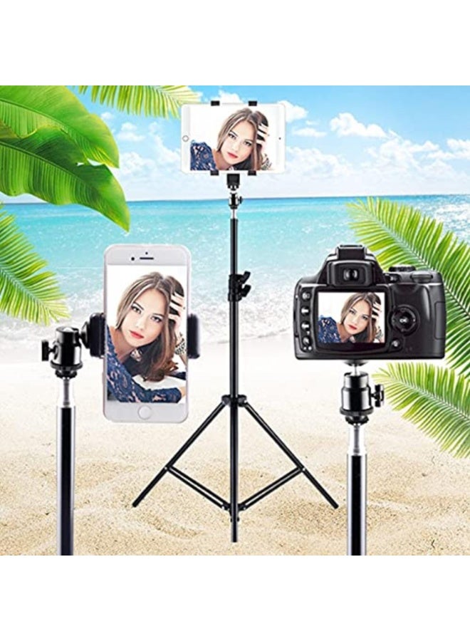 Original Ring Light with 3 Color Modes Dimmable LED Photography, YouTube, Video & Photo Shoot, Live Stream, Makeup, Vlogging, Compatible with iPhone/Android & Cameras, 3 Holders + Remote (Ring 46cm + Stand)  - Image 5
