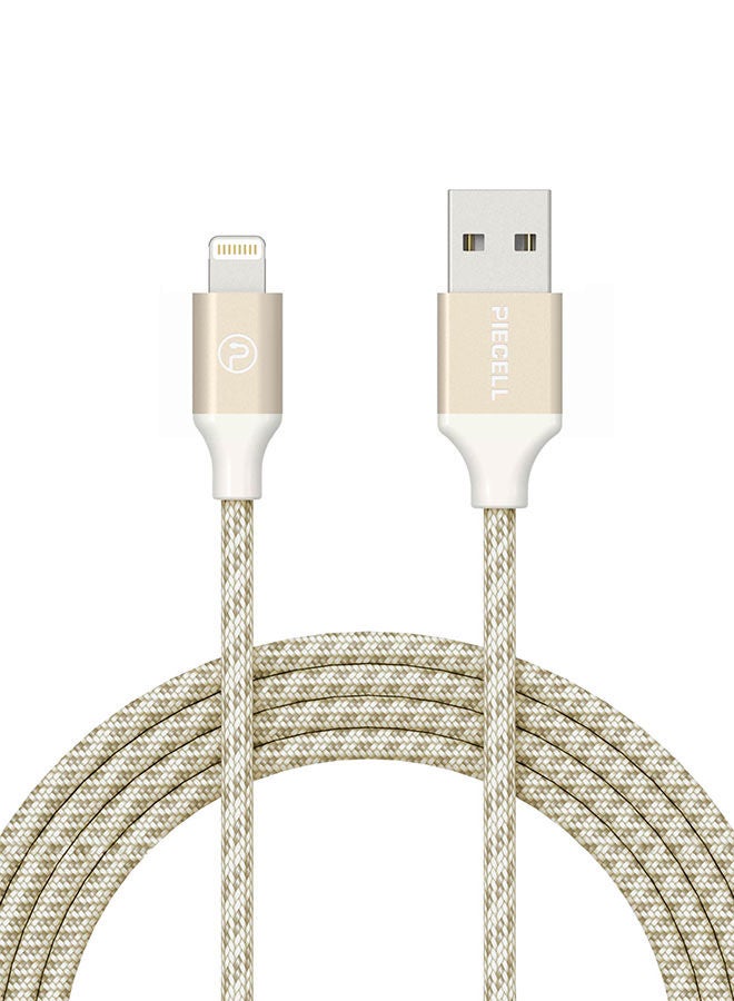 NIBEMINENT Braided Lightning Cable Gold