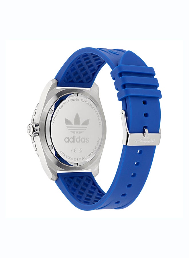 Adidas Uni Discoverer One Blu Dl Ss Cs 44 Mm Qtz Blu Sil Ss25 - Image 3