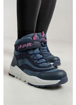 Mnpc Girl Navy Blue Anatomical Casual Boots  - Image 1