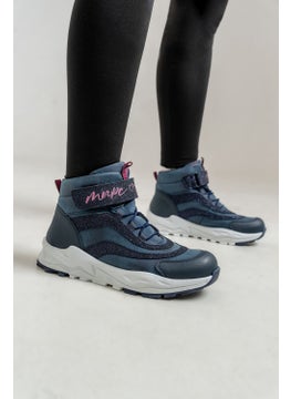 Mnpc Girl Navy Blue Anatomical Casual Boots  - Image 3