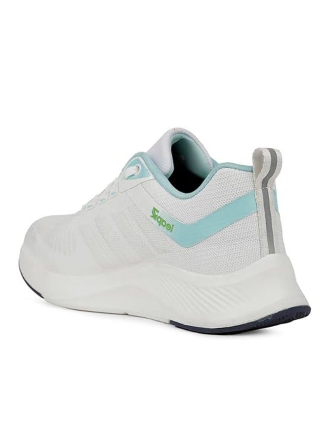 Liberty Leap7x ROBIN-2E Men Sports Running Shoes - White | Comfortable and Durable Lace-Up Closure - Suitable for Lacing Walking, Gym, Jogging and Outdoor Shoes for Man - Image 4