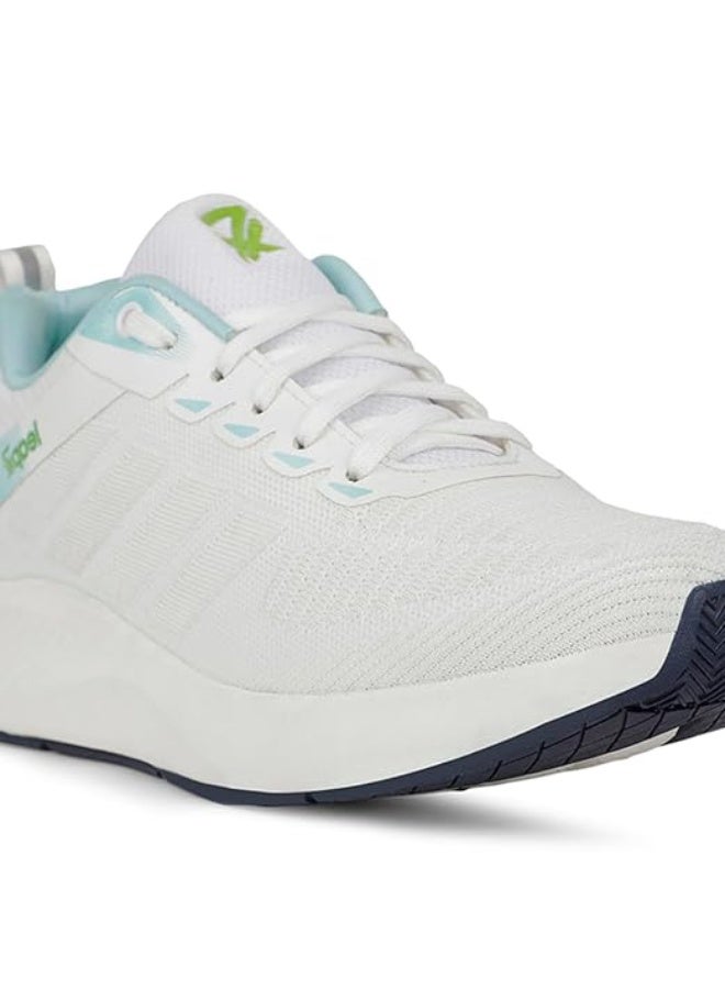 Liberty Leap7x ROBIN-2E Men Sports Running Shoes - White | Comfortable and Durable Lace-Up Closure - Suitable for Lacing Walking, Gym, Jogging and Outdoor Shoes for Man - Image 2