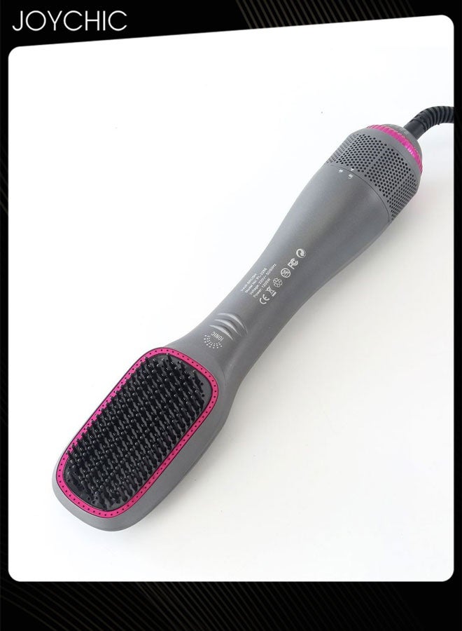 Joychic فرشاة تصفيف ساخنة مع مجفف شعر، سلك دوار بزاوية 360 درجة، 2 مستوى حرارة، مادة مقاومة للحرارة العالية، فرشاة مجفف شعر سيراميك ومصفف - Image 3